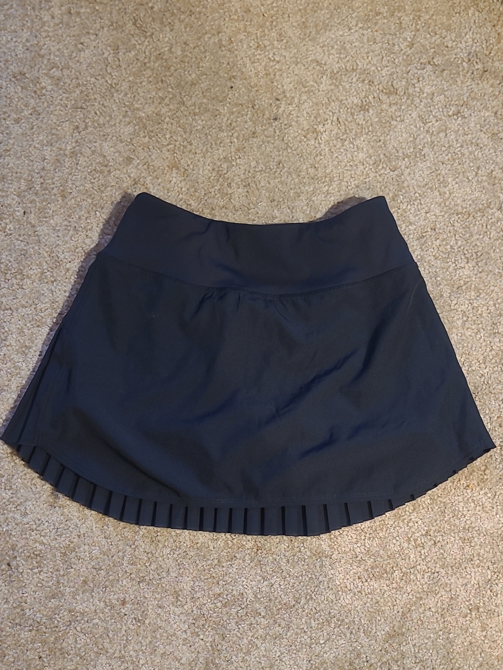 Baleaf Black Mini Golf/Tennis Skirt with Pleated Hem